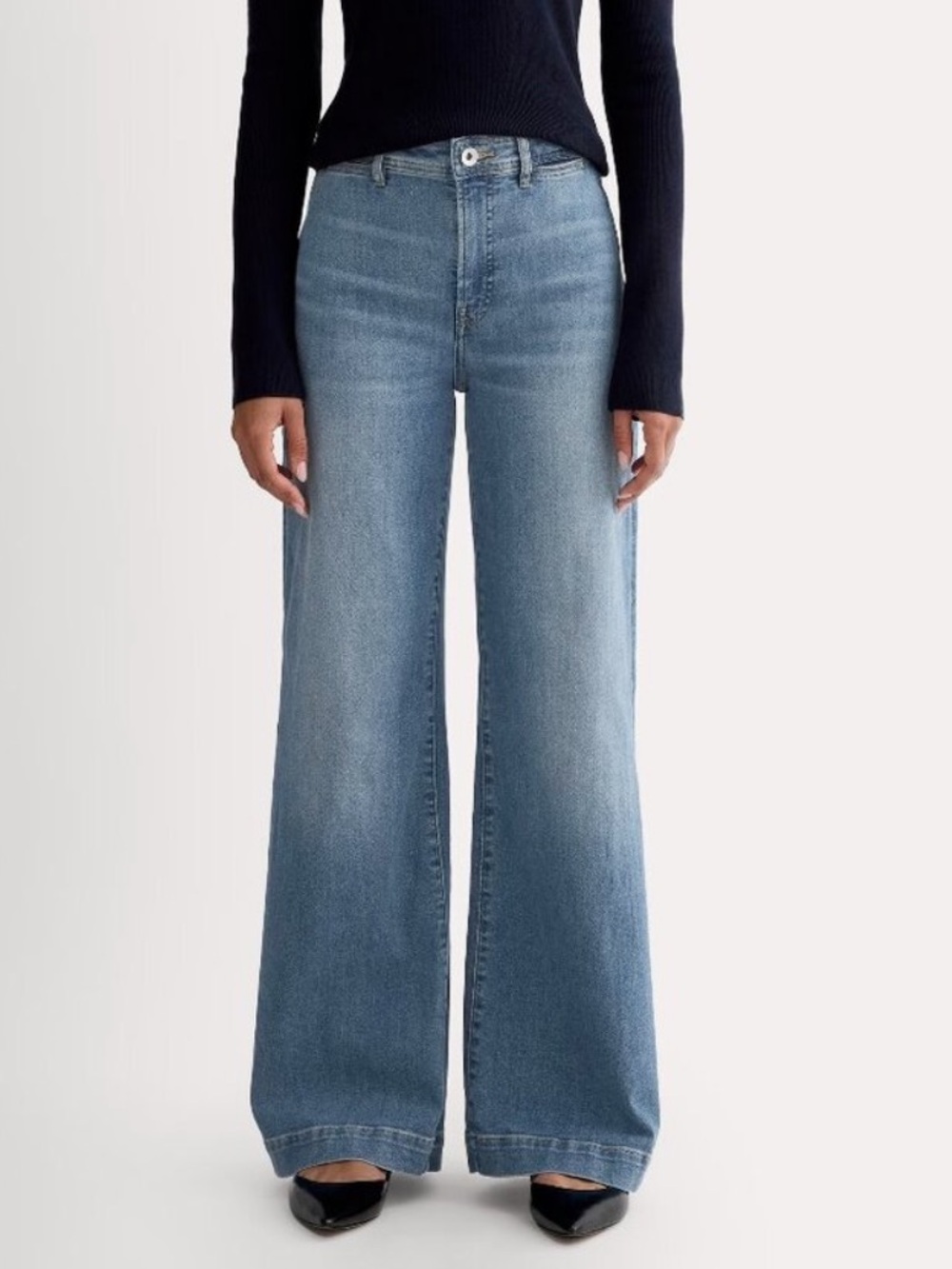 Everlane The High Key Jean high rise in Light Indigo, Size 32R